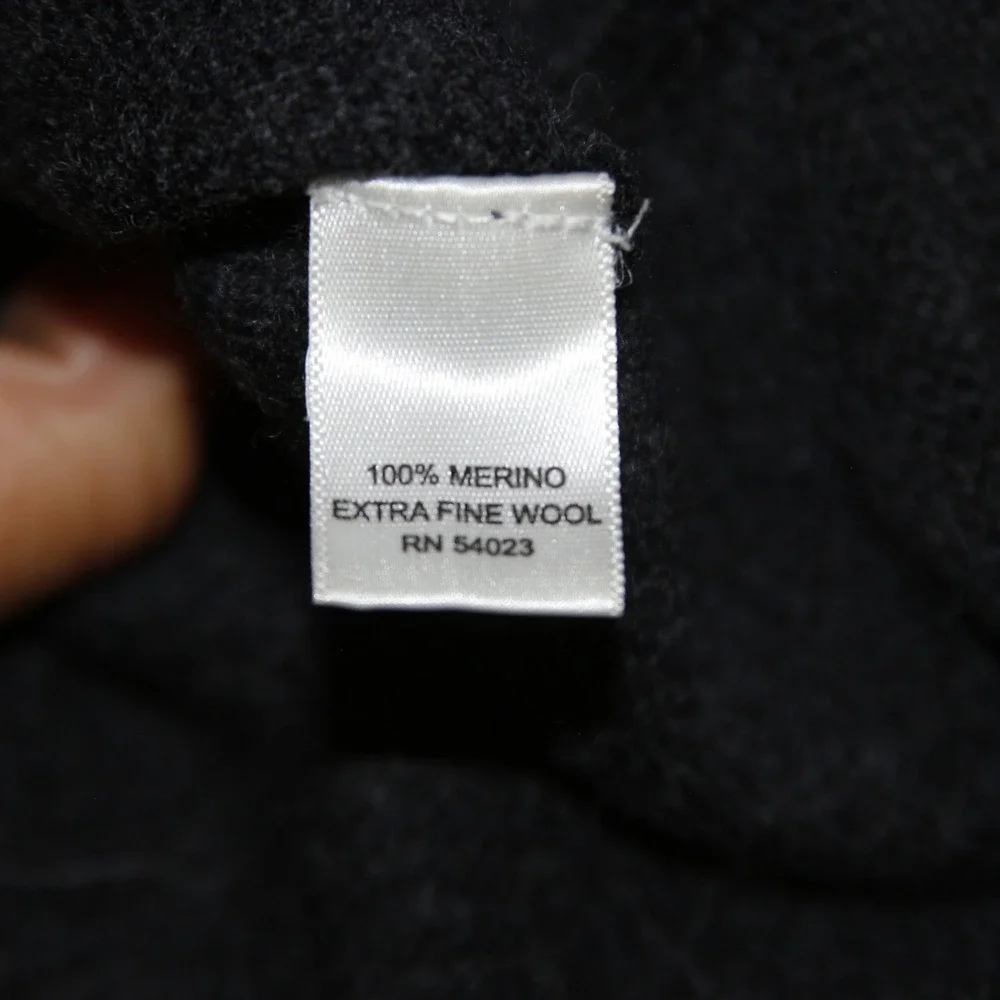 Banana‎ Republic Extra Fine Merino Wool Quarter Zip Mock Neck Sweater Mens XL